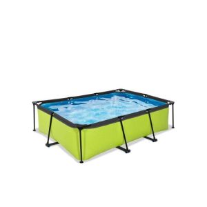 Bazen EXIT Lime 220x150x65cm s filtrirno črpalko - zelen