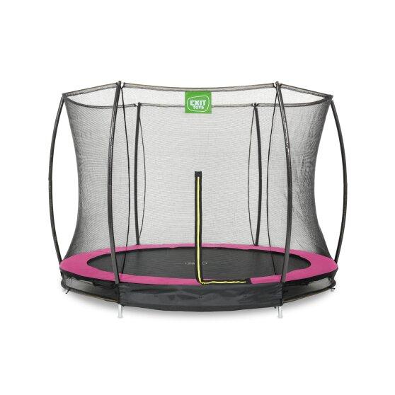 EXIT oblazinjenje Silhouette trampolin ø244cm - roza