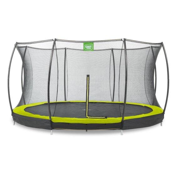 EXIT oblazinjenje Silhouette trampolin ø427cm - zelen