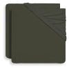 Rjuha iz jerseyja 40/50 x 80/90cm - Leaf Green - 2 kosa