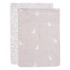 Krpica Hydrophill Dotted Rabbit - Nougat - 2 kosa - GOTS