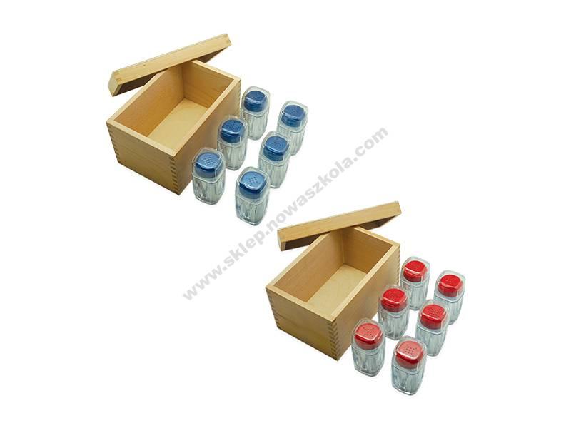 Pripomočki Montessori. Aromatične steklenice