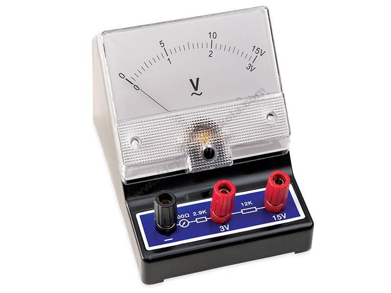 Voltmeter AC 0~3 V; 0~5 V, 0~15 V