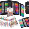 Barvni gel svinčniki v etuiju 120 kom + 120 vložkov