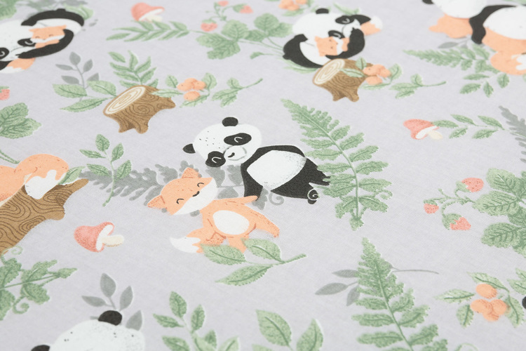 LETENJE VLOŽEK - PANDA IN LISICA 120 X 60