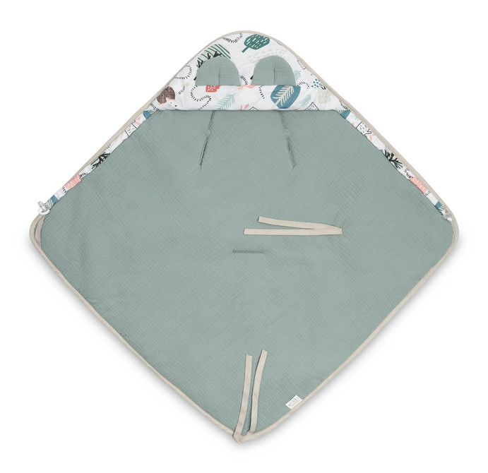 MUSLIN NOSILNA ODEJA ZA HUDIČKO - SMARAGDNI KOŽUH