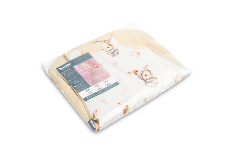 SPALNA VREČA M 50x80 BEIGE ZAJČKI