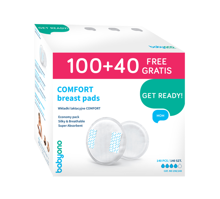 296/140 BLAZINICE ZA DOJENJE COMFORT 100 + 40 BREZPLAČNO BabyOno