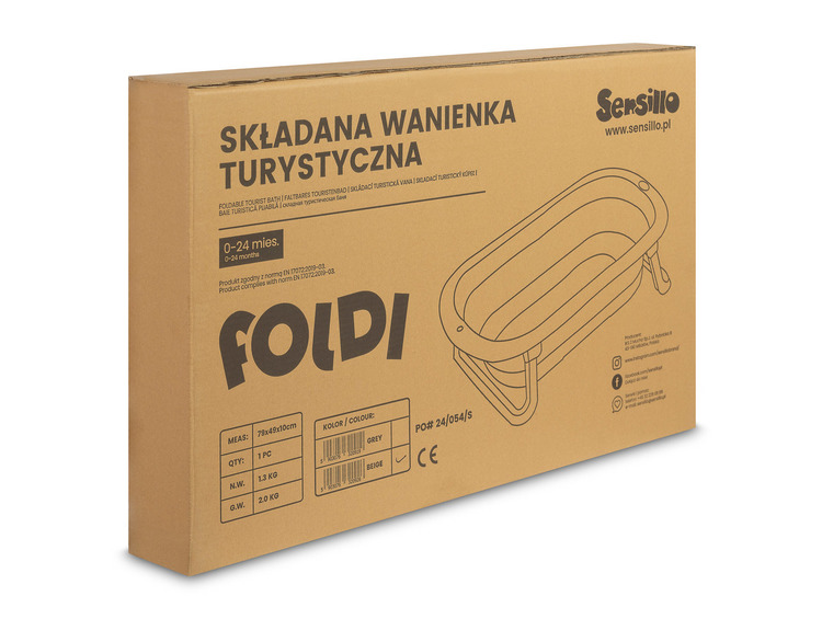 Zložljiva Banica Foldi Siva