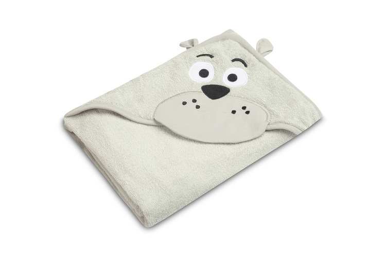 WATERFRIENDS BATH COVER 100x100 BEAR GREY