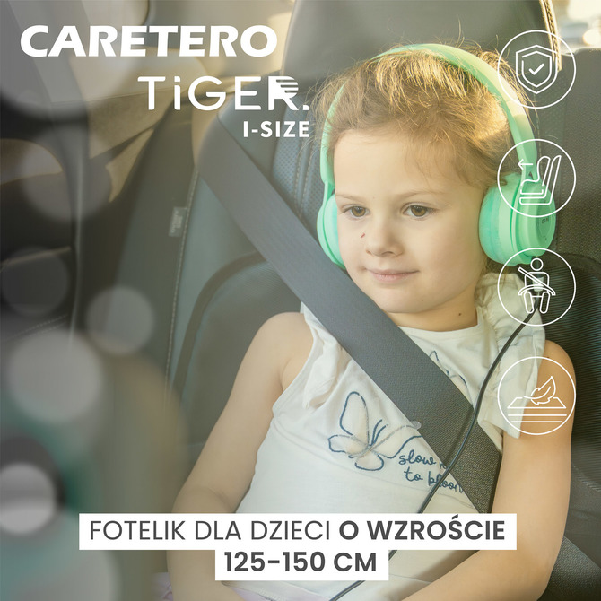 Sedež Tiger I-size Pink (125-150)