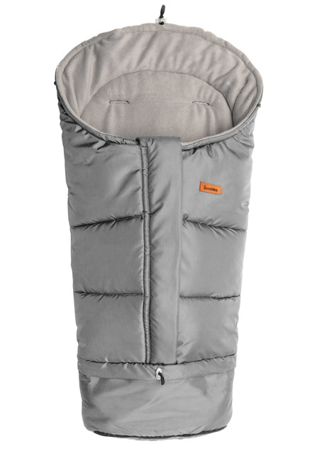 Combi 3v1 vreča za romper - siva polar flis