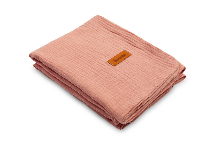 MUSLIN DEKA RETRO ROZA 75x100
