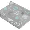 Mehka previjalna podloga - FLORAL GREY