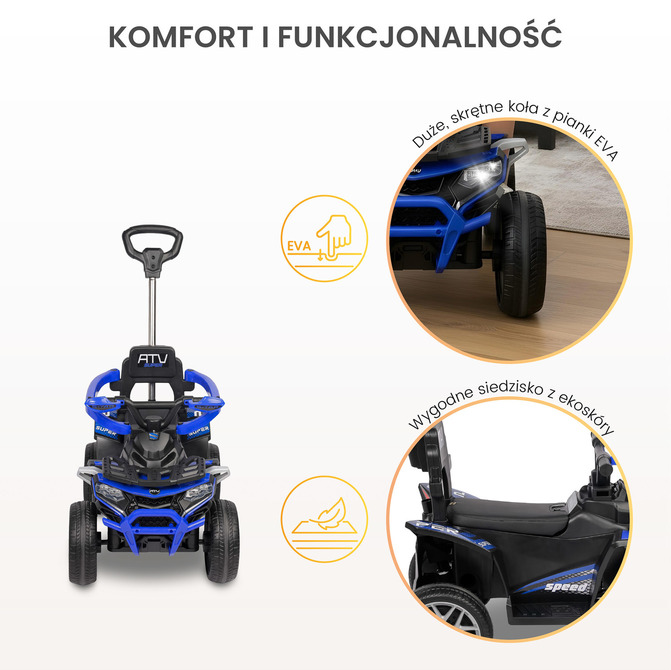 Igrača na kolesih Movix Rumena