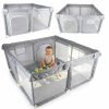 Baby playpen zložljiv suh bazen otroško igrišče 120x120cm