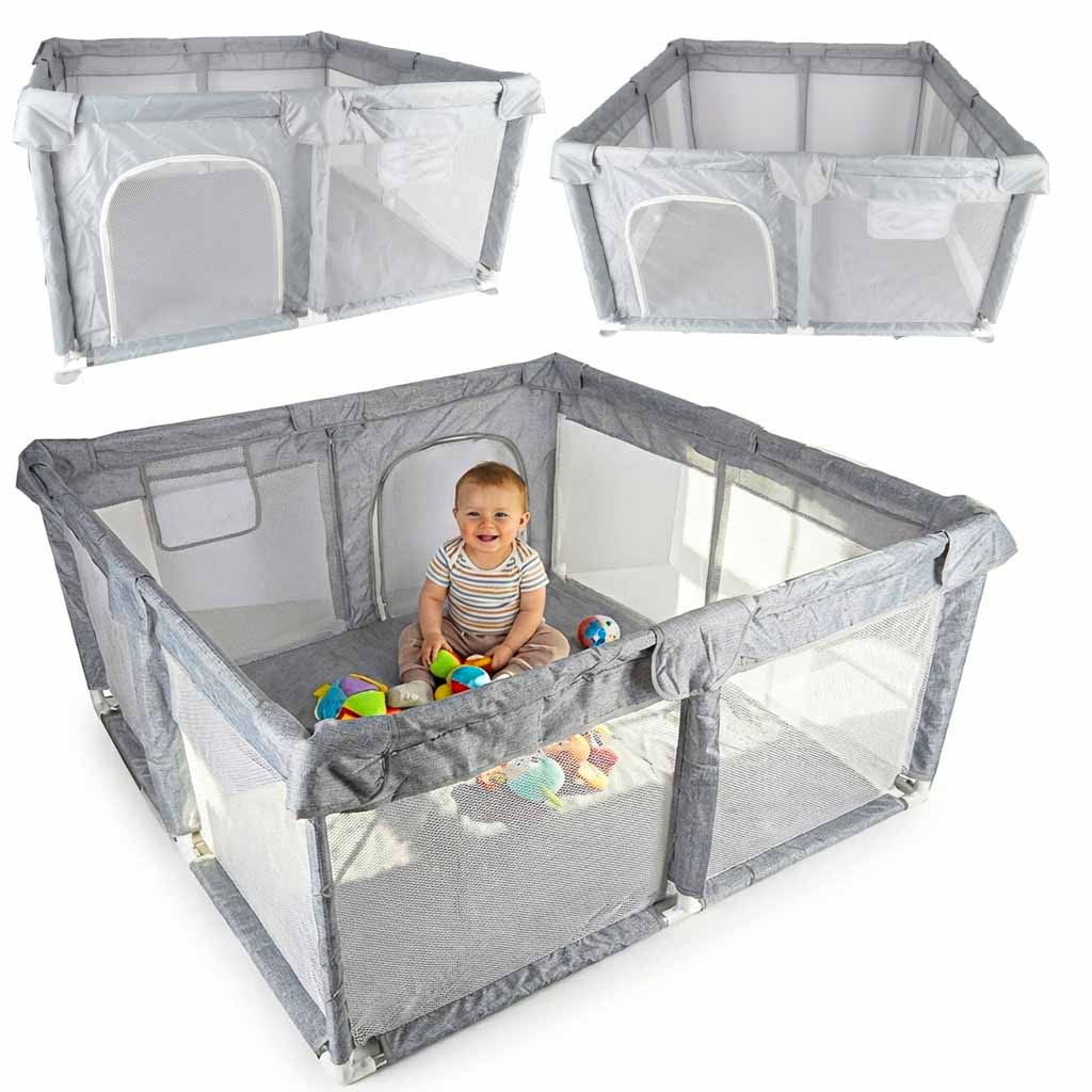 Baby playpen zložljiv suh bazen otroško igrišče 120x120cm