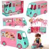 Doll camper food truck set 21 el.