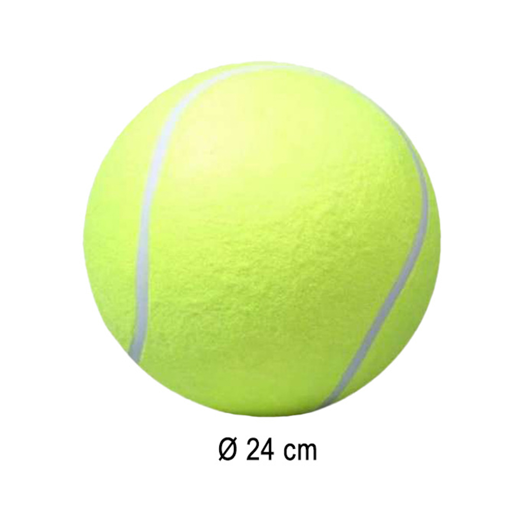 Velikanska žogica za tenis XXL 24cm igrača za pse