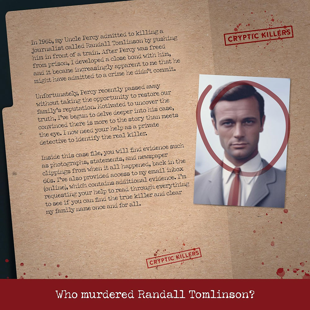 Detektivska igra - Murder in Market Hill - Cryptic Killers T5