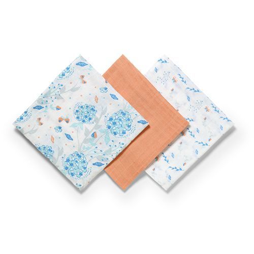 348/09 Muslin Plenice Oranžne 3 Kosi