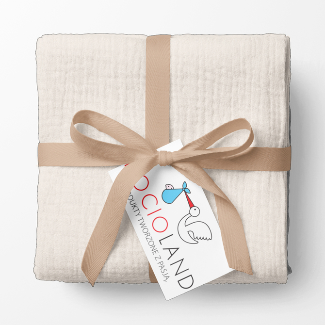 Muslin Plenice 70X70 3-Paket Bež Bl300