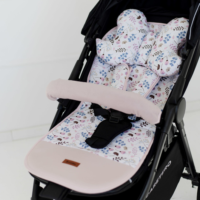 Vložek za voziček Deluxe Velvet Bloom Beige