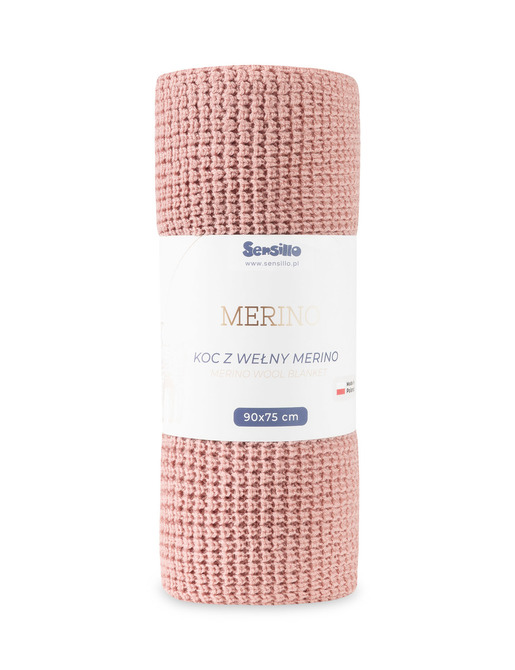 Odeja Merino 90X75 Svetlo Roza