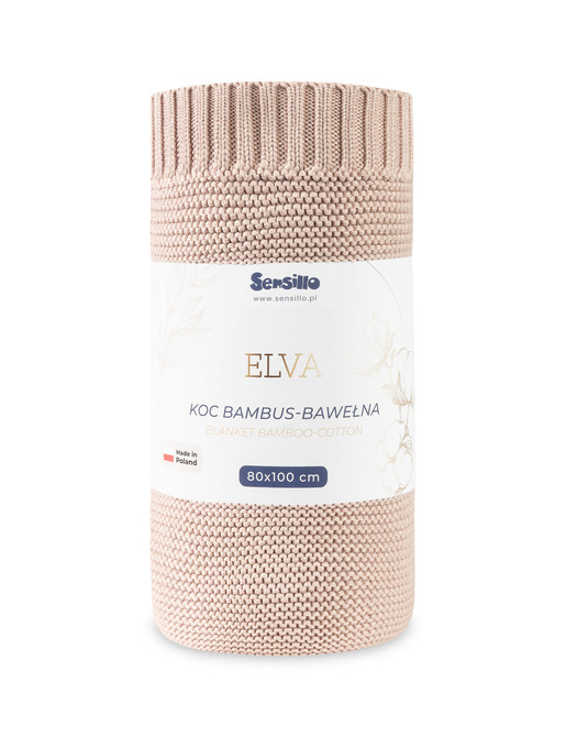 Odeja Elva 80X100 Prašno Roza