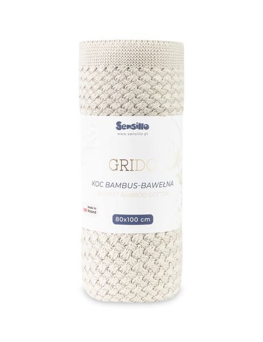Odeja Grido 80X100 Cool Beige