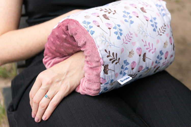 Podporna Muffka Minky Twigs Pink