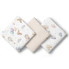 Muslin Plenice 70X70 3-Paket Bež Bl300