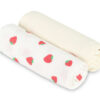 Plenica Zmečkani Muslin 60X75 2-Pack Jagodna Krema